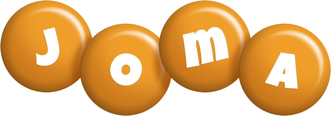 Joma candy-orange logo