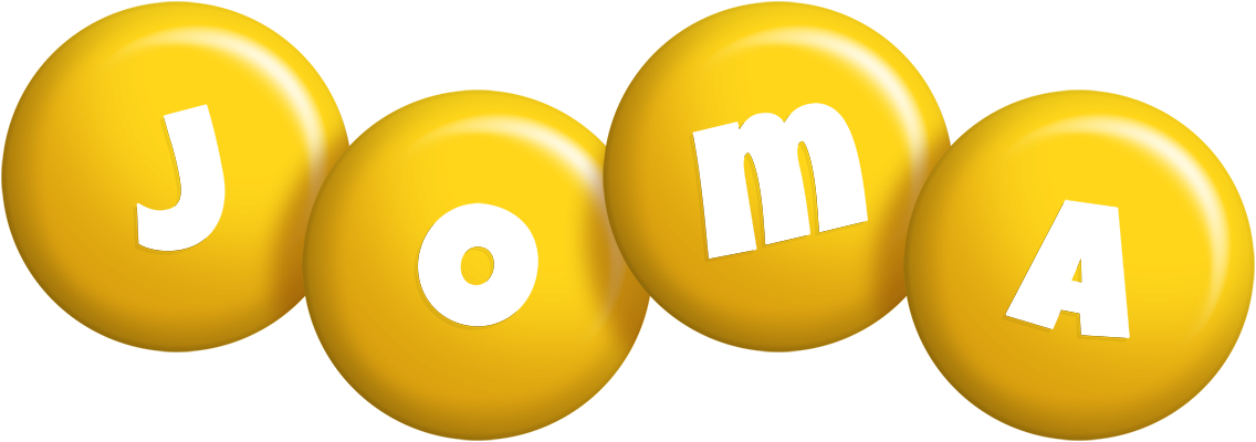 Joma candy-yellow logo