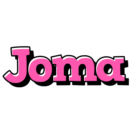 Joma girlish logo