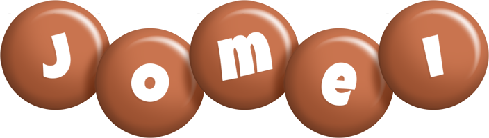 Jomei candy-brown logo