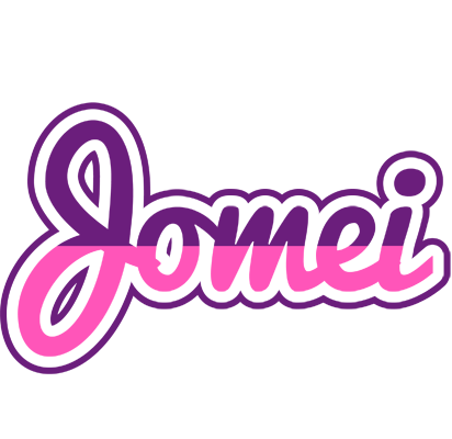 Jomei cheerful logo