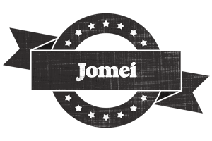 Jomei grunge logo