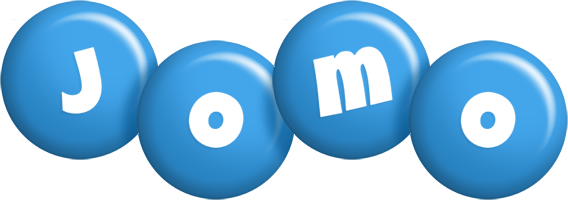 Jomo candy-blue logo