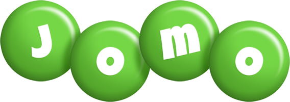 Jomo candy-green logo