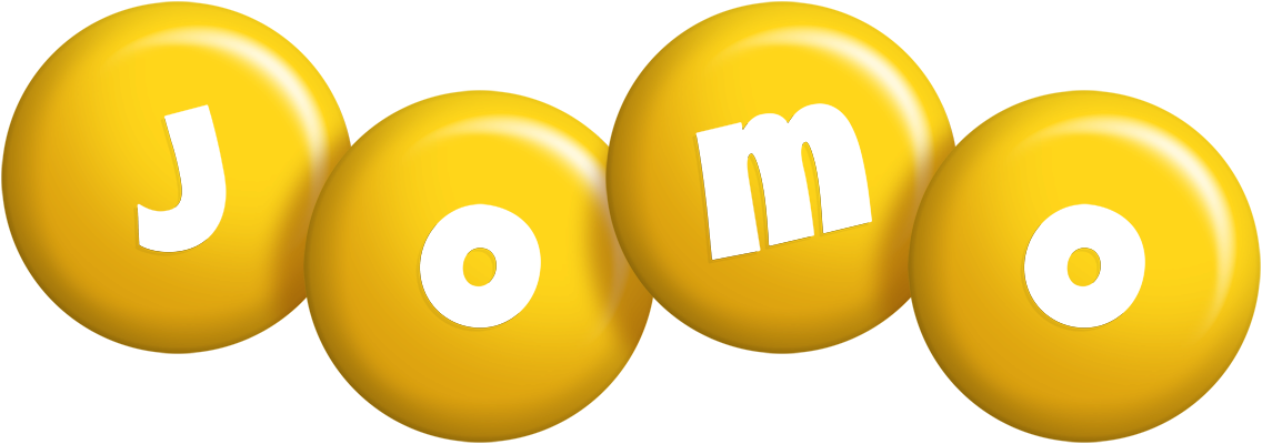 Jomo candy-yellow logo