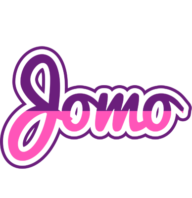 Jomo cheerful logo