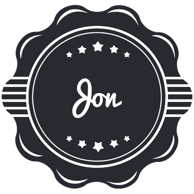 Jon badge logo