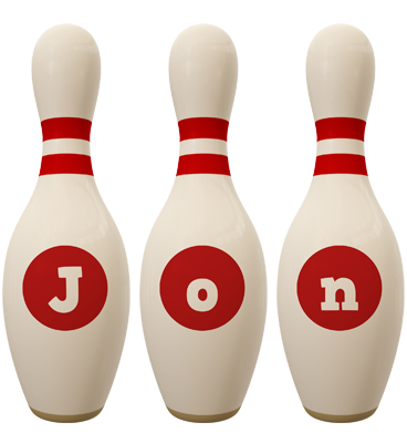 Jon bowling-pin logo