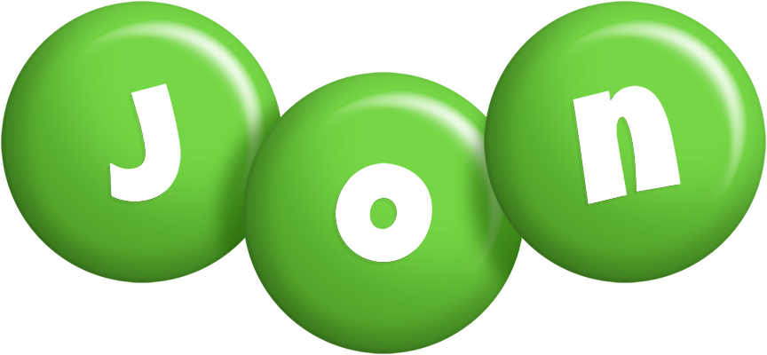 Jon candy-green logo