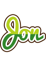 Jon golfing logo