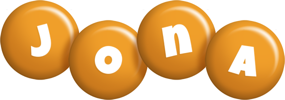 Jona candy-orange logo