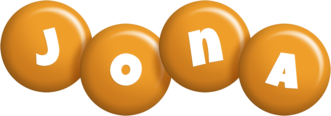 Jona candy-orange logo