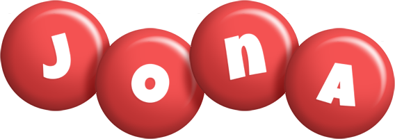 Jona candy-red logo