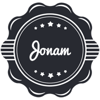 Jonam badge logo