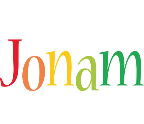 Jonam birthday logo