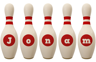 Jonam bowling-pin logo