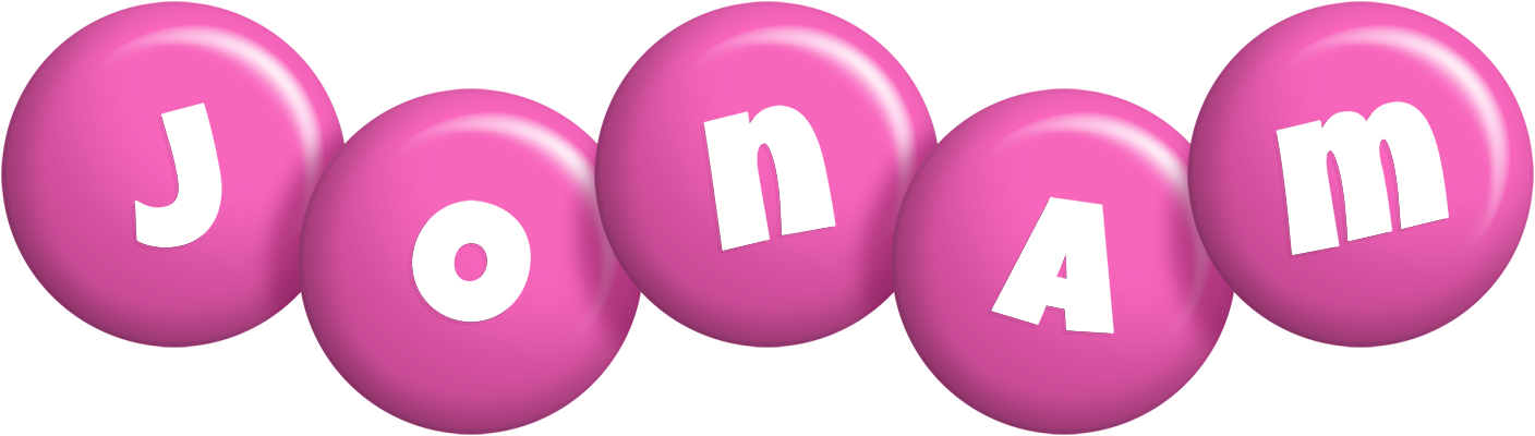 Jonam candy-pink logo