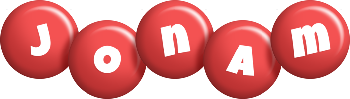 Jonam candy-red logo