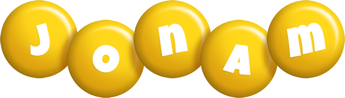 Jonam candy-yellow logo