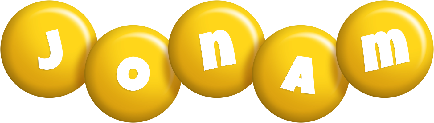 Jonam candy-yellow logo