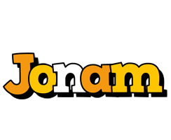 Jonam cartoon logo