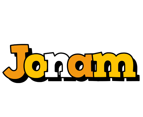 Jonam cartoon logo