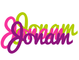 Jonam flowers logo