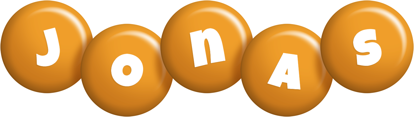 Jonas candy-orange logo