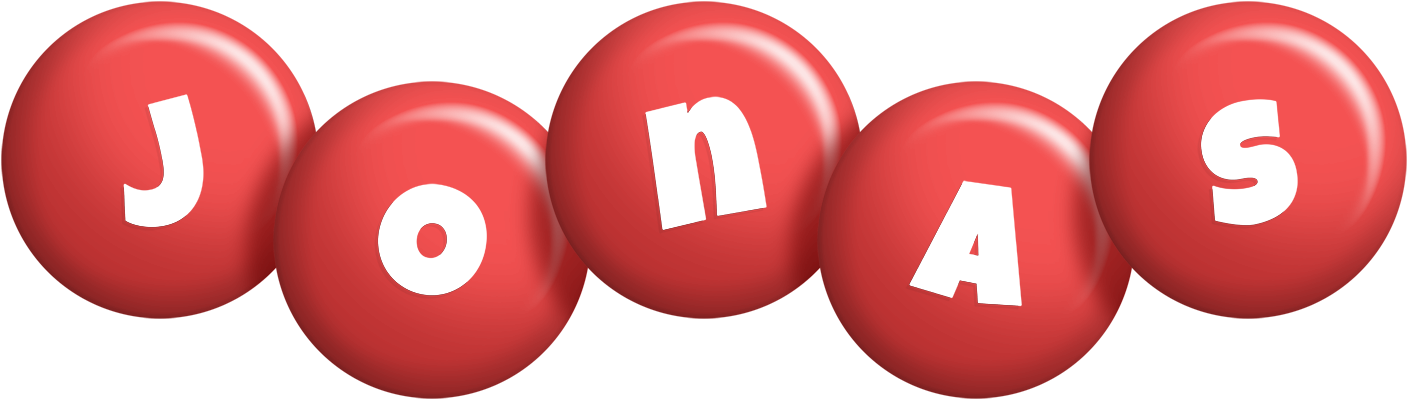 Jonas candy-red logo