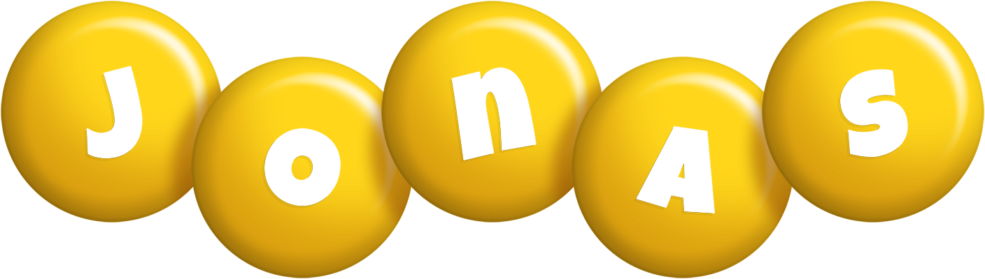 Jonas candy-yellow logo