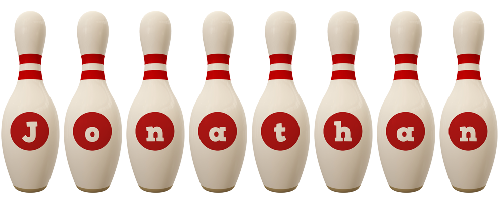 Jonathan bowling-pin logo
