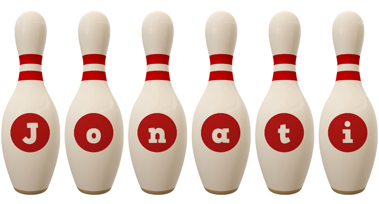 Jonati bowling-pin logo