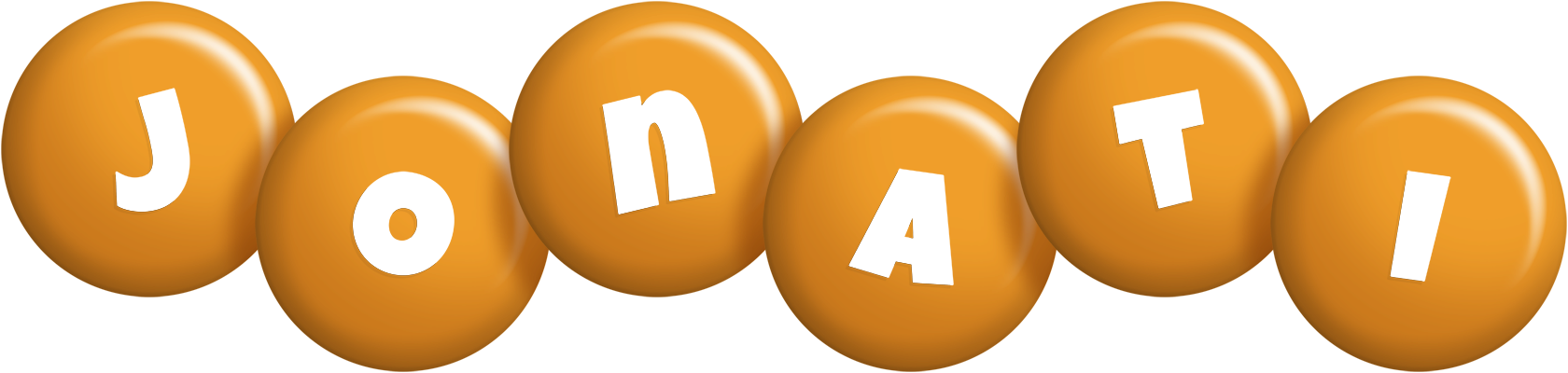 Jonati candy-orange logo