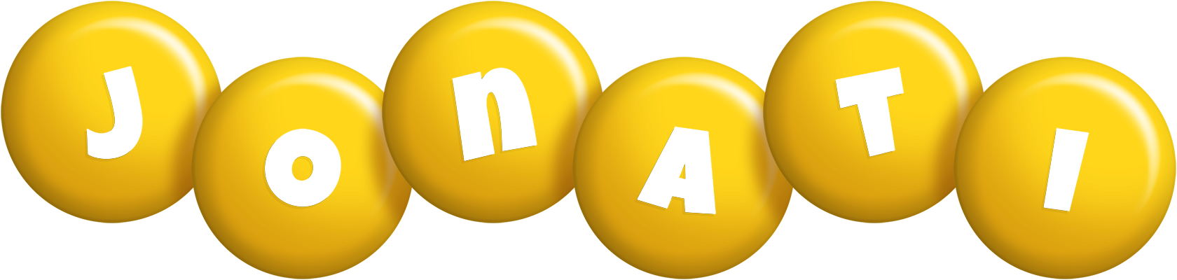 Jonati candy-yellow logo