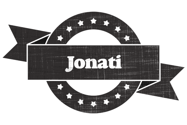 Jonati grunge logo