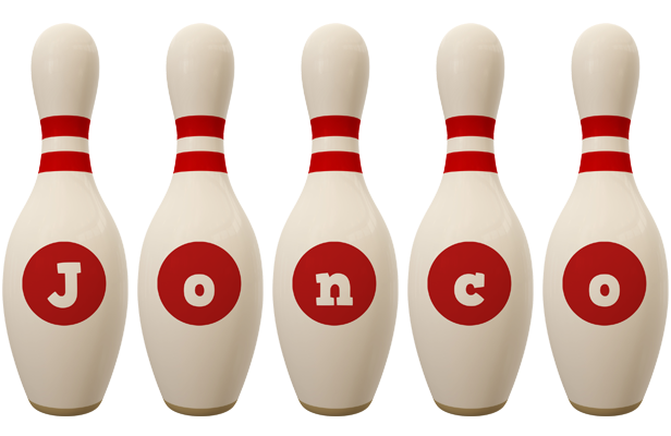 Jonco bowling-pin logo