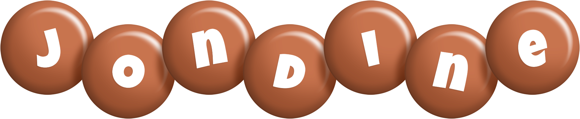 Jondine candy-brown logo
