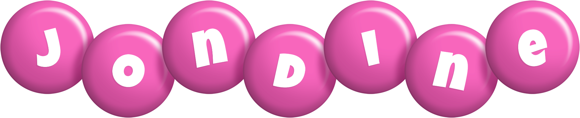 Jondine candy-pink logo