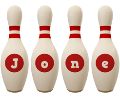 Jone bowling-pin logo