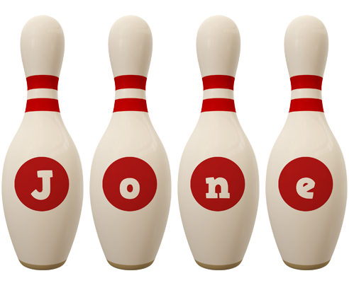 Jone bowling-pin logo