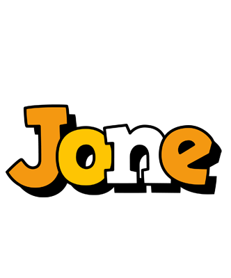 Jone cartoon logo