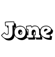 Jone snowing logo