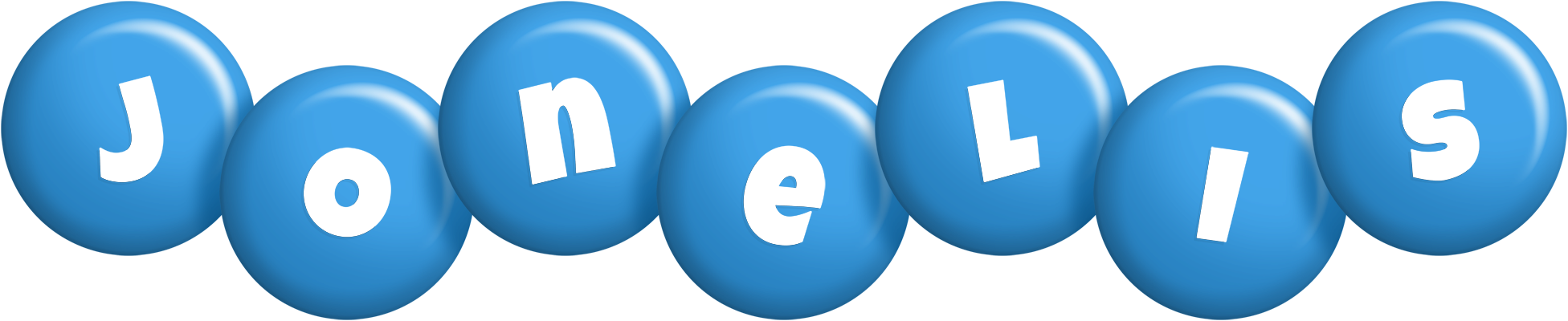 Jonelis candy-blue logo