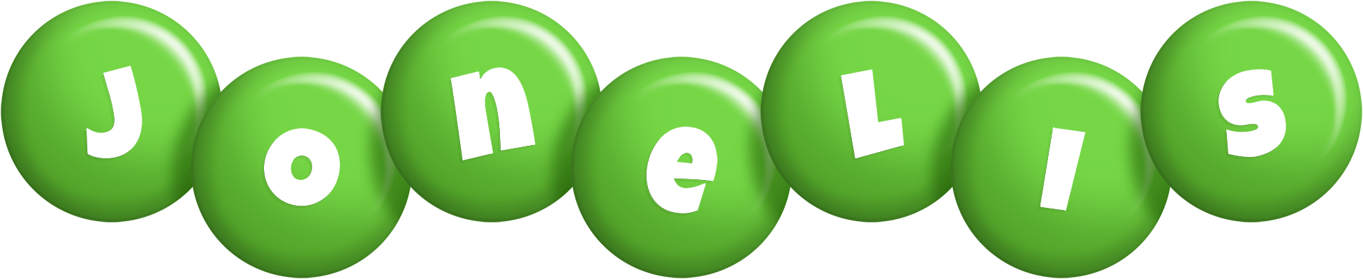 Jonelis candy-green logo