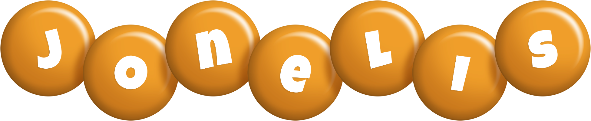 Jonelis candy-orange logo
