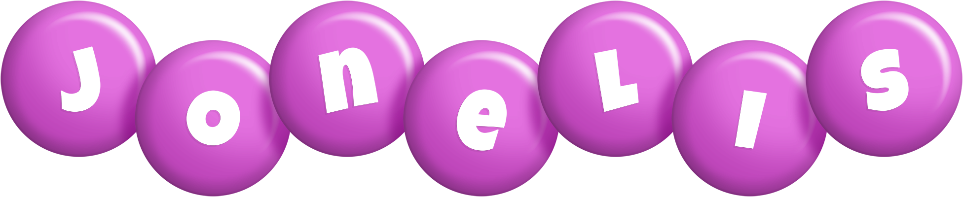 Jonelis candy-purple logo