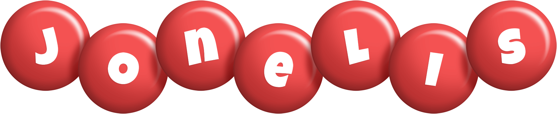 Jonelis candy-red logo