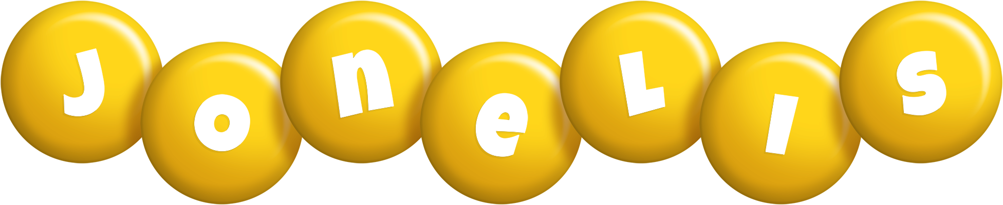 Jonelis candy-yellow logo