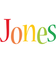 Jones birthday logo