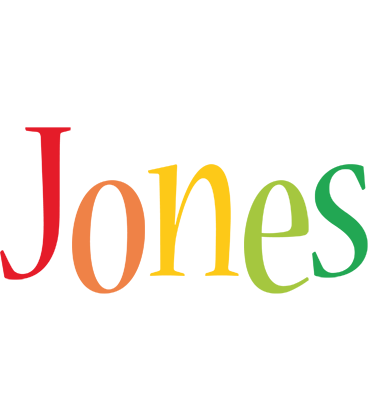 Jones birthday logo